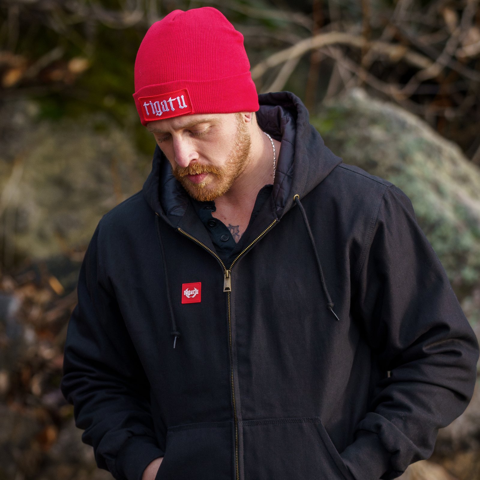 Men's Canvas Workwear Jacket - Black | Tigatu Clothing Company